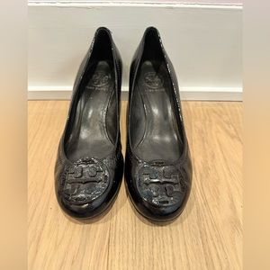 Tory Burch Patent Leather Wedges